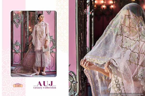 Shree Auj Luxury Collection Pure Lawn Cotton Exclusive Pakistani Collection